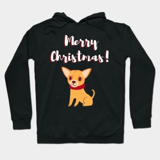 Merry Christmas with Dog Hoodie